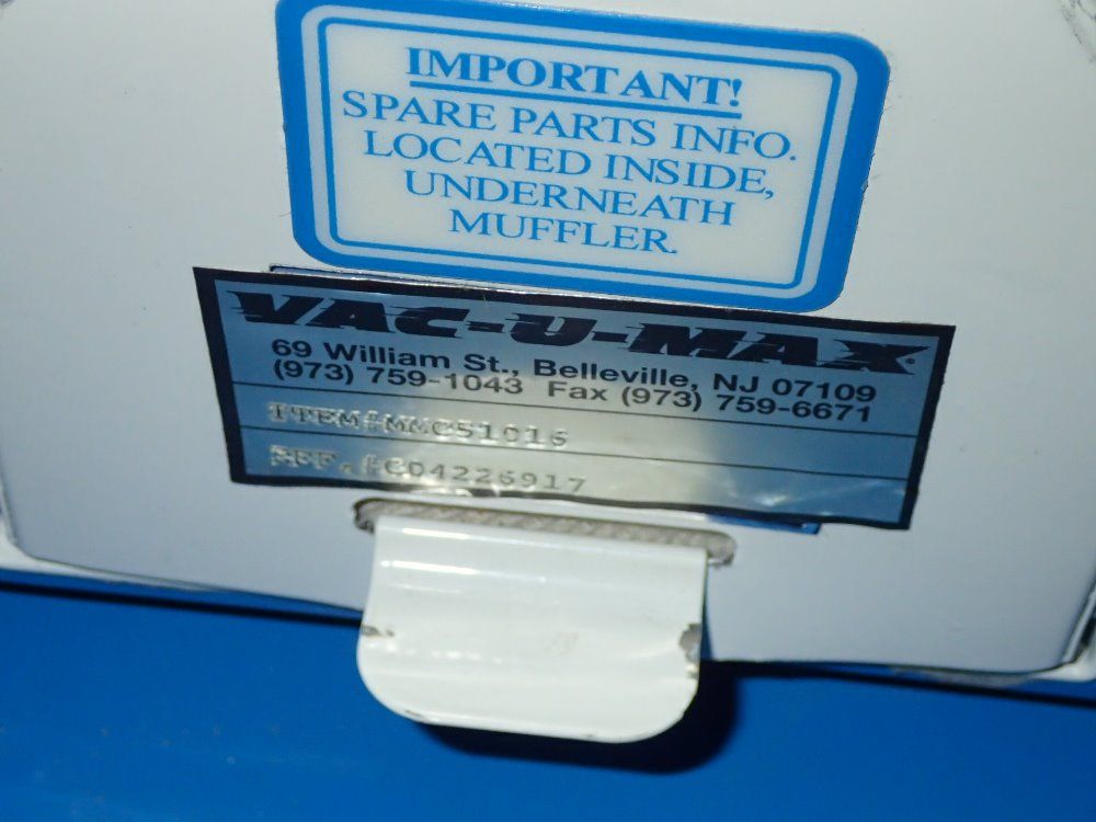 Vac U Max Pneumatic Vacuum