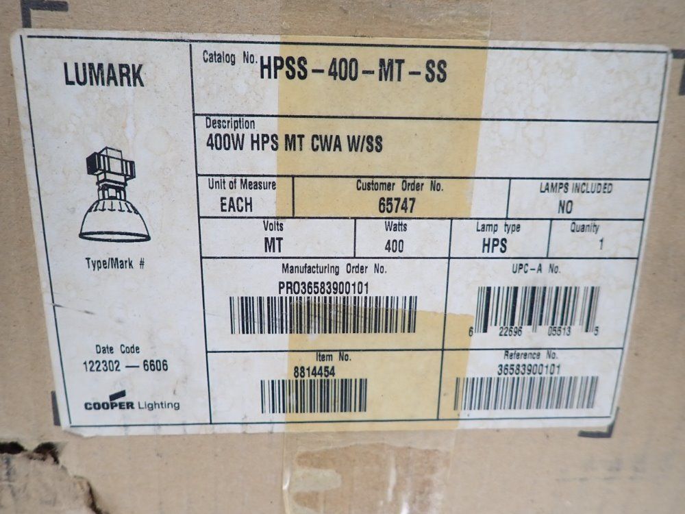 Cooper Lighting Ballast Assembly