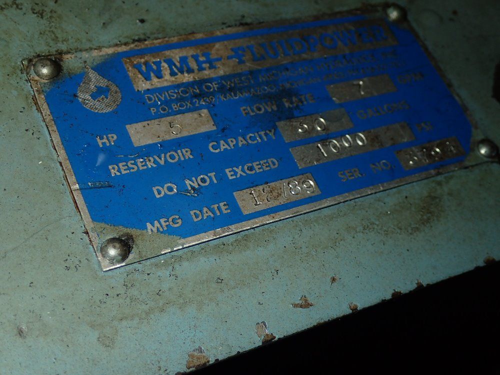 Whm-fluid Power Hydraulic Unit