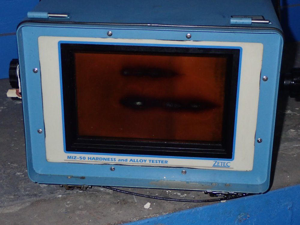 Zetec Hardness & Alloy Tester Display
