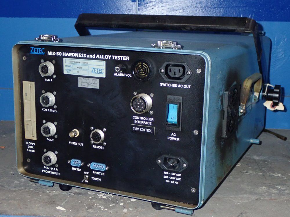 Zetec Hardness & Alloy Tester Display