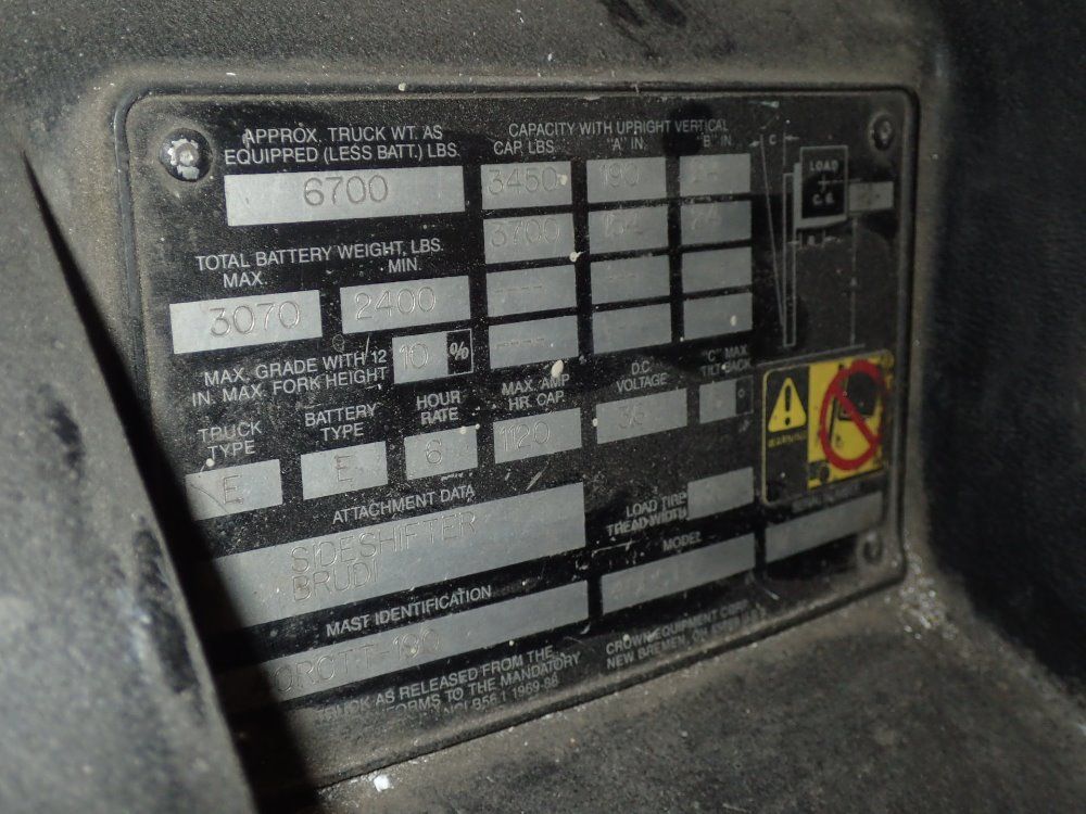 Crown Stand-up Electric Forklift