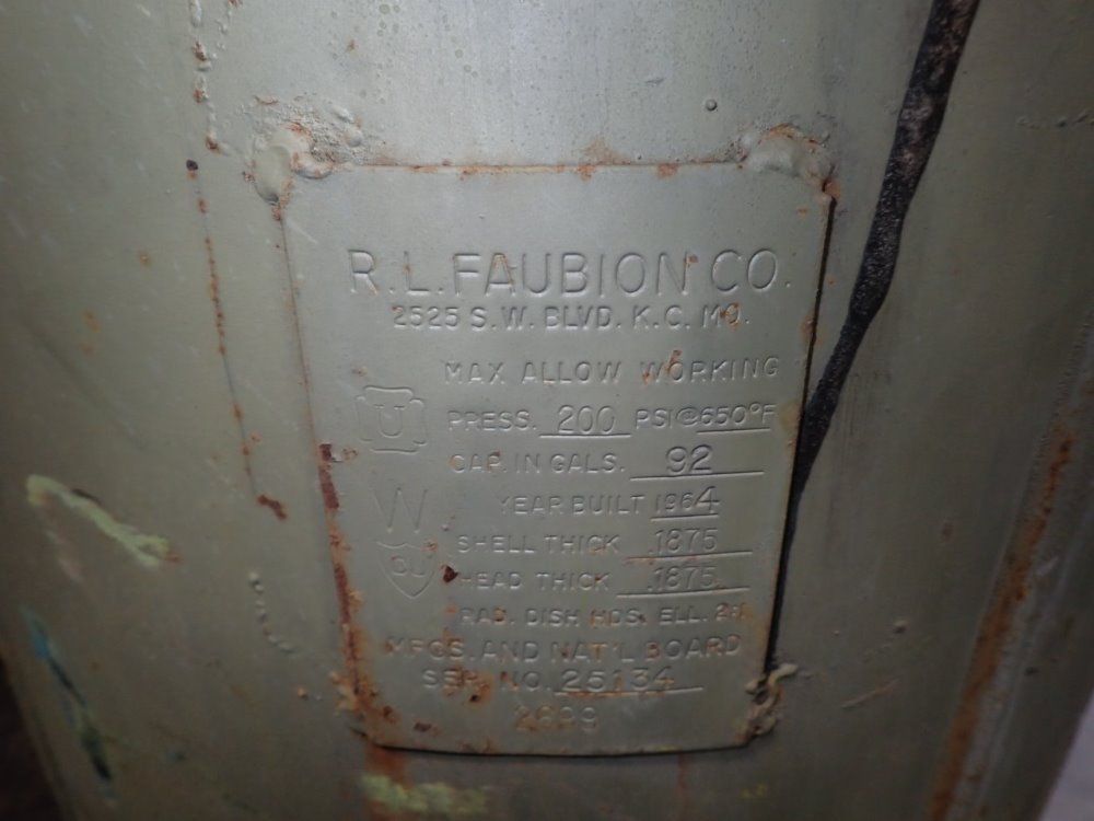 R. L. Faubion Air Tank