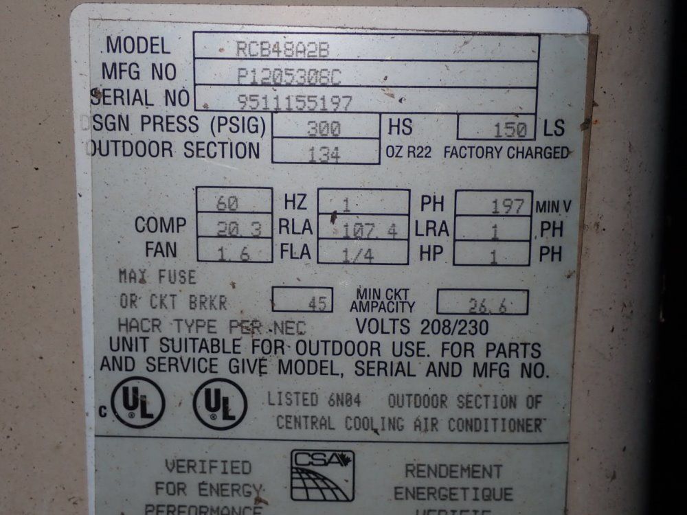 Amana Air Conditioner