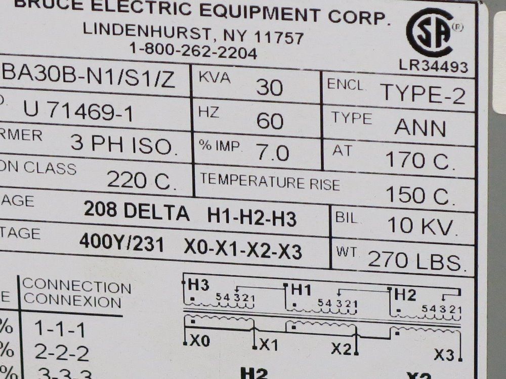 Bruce Electric Transformer