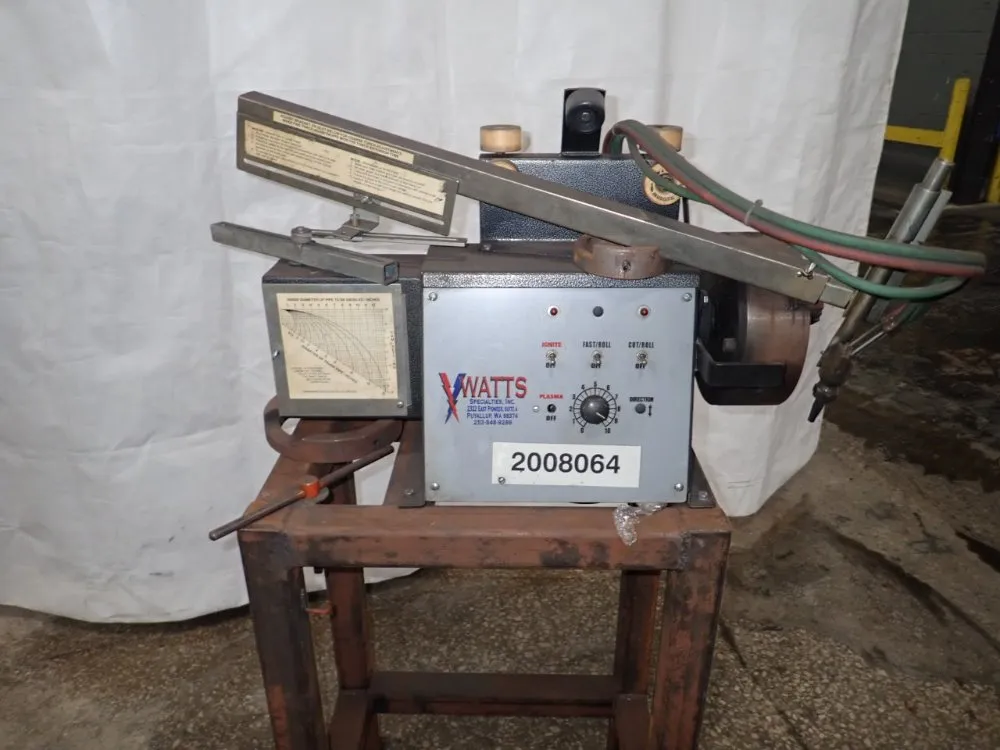 Watts Portable Torch Pipe Machine