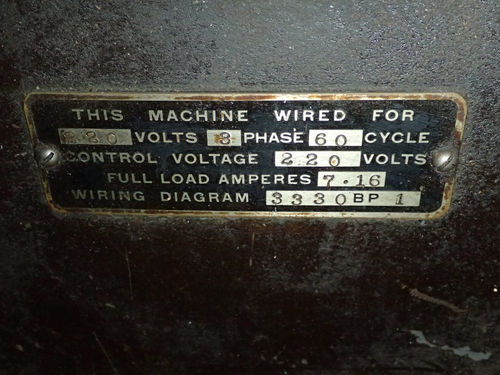 Brown & Sharpe Screw Machine