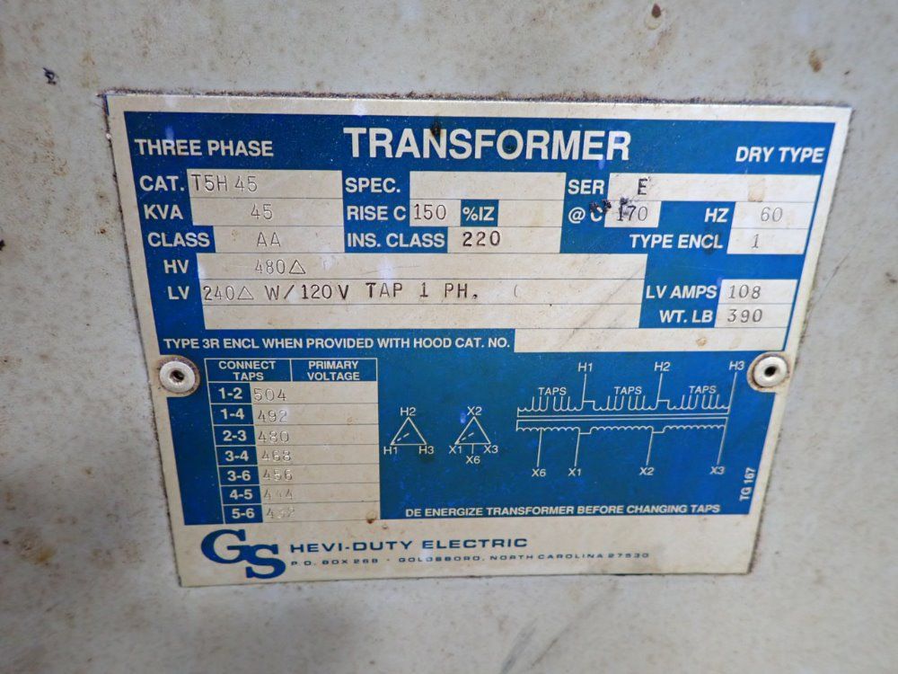 Hevi-duty Electric Transformer