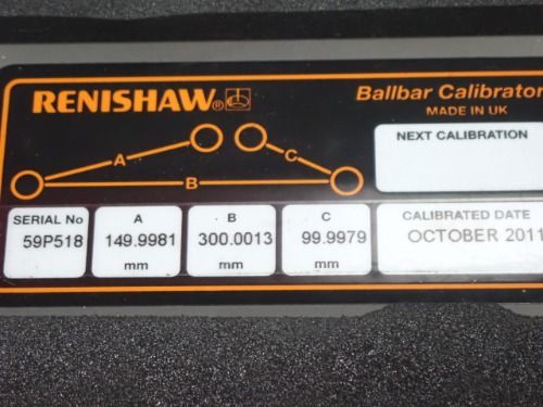 Renishaw Renishaw Qc20w Ballbar Inspection Kit Lathe Attachment Kit 