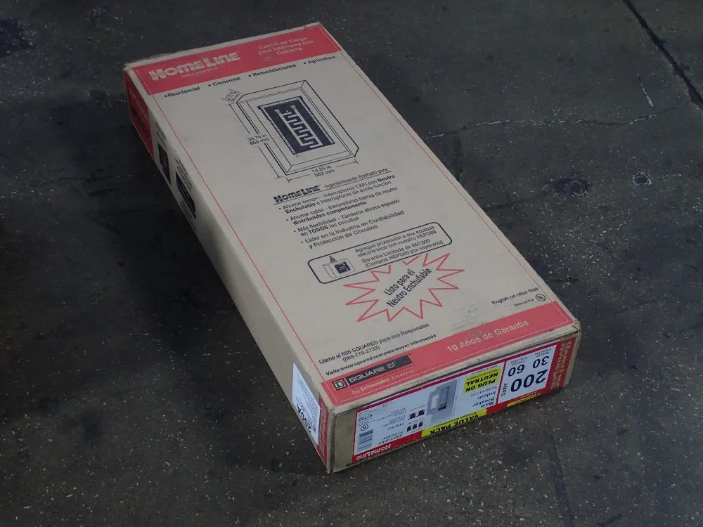 Homeline/ Square D Indoor Load Center With Cover