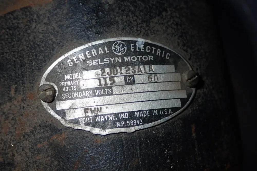 General Electric Selsyn Motor - 2jd123a1a