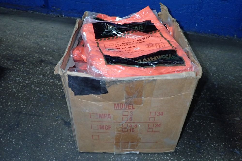 Ironwear 3 Piece Fluorescent Safety Rainsuits