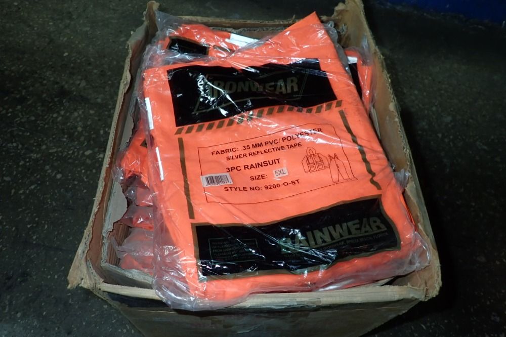 Ironwear 3 Piece Fluorescent Safety Rainsuits