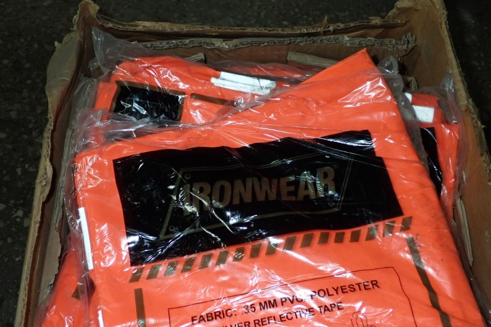 Ironwear 3 Piece Fluorescent Safety Rainsuits