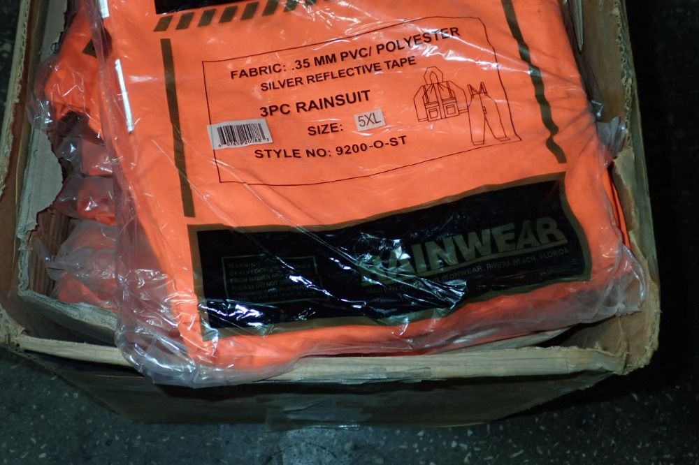 Ironwear 3 Piece Fluorescent Safety Rainsuits