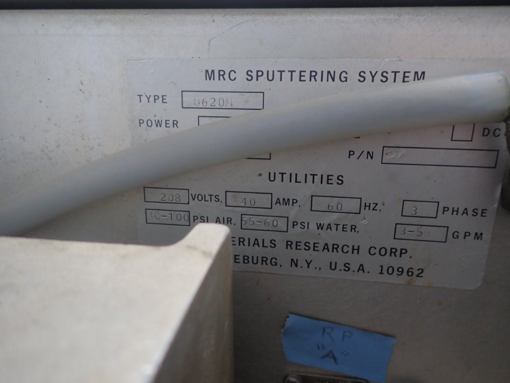 Materials Research Sputtering System