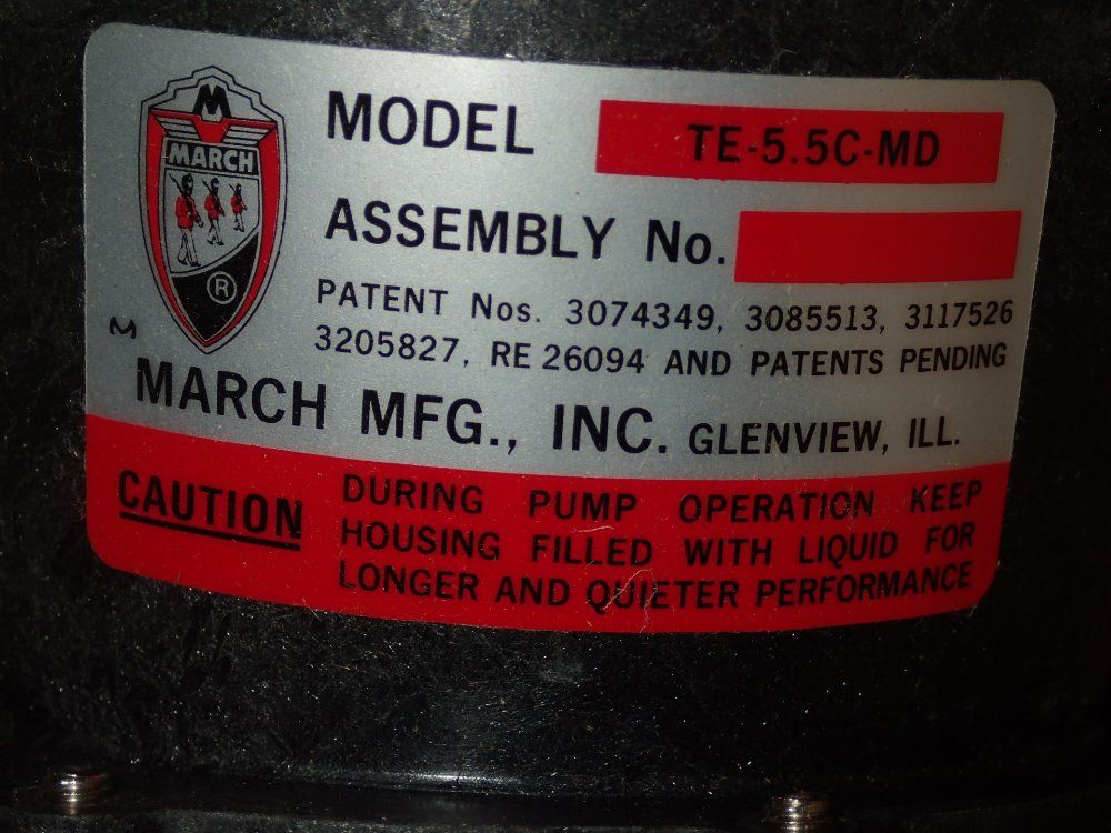 March/ General Electric Pump