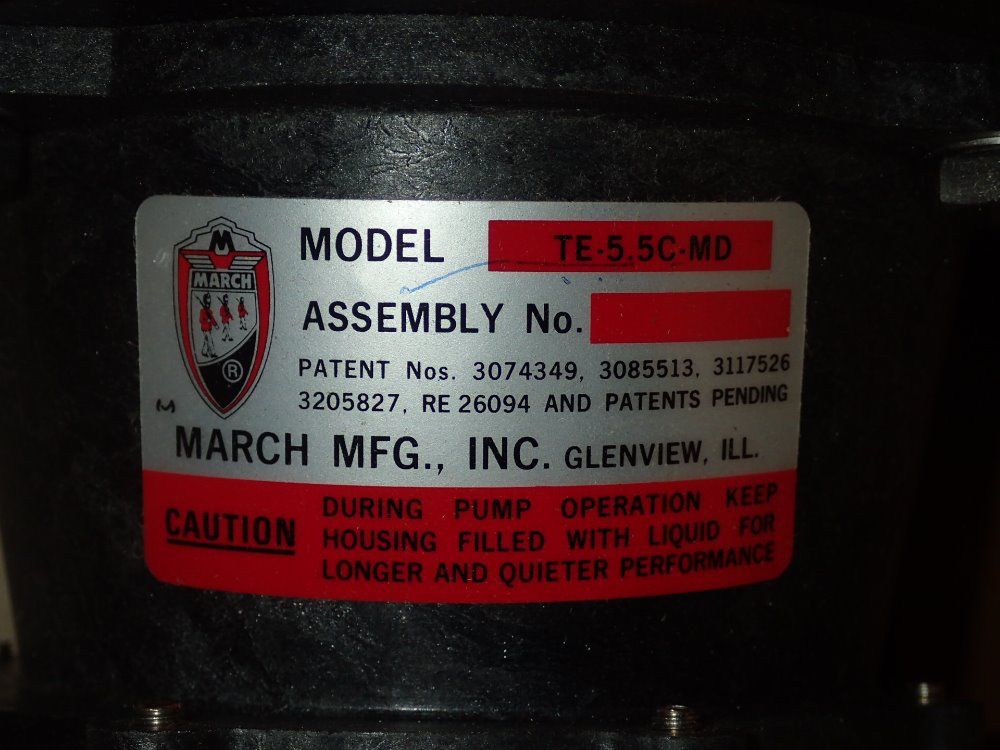 March/ General Electric Pump