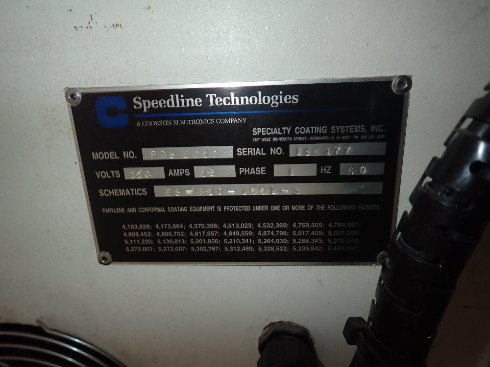 Specialty Coating Systems Parylene Deposition Unit