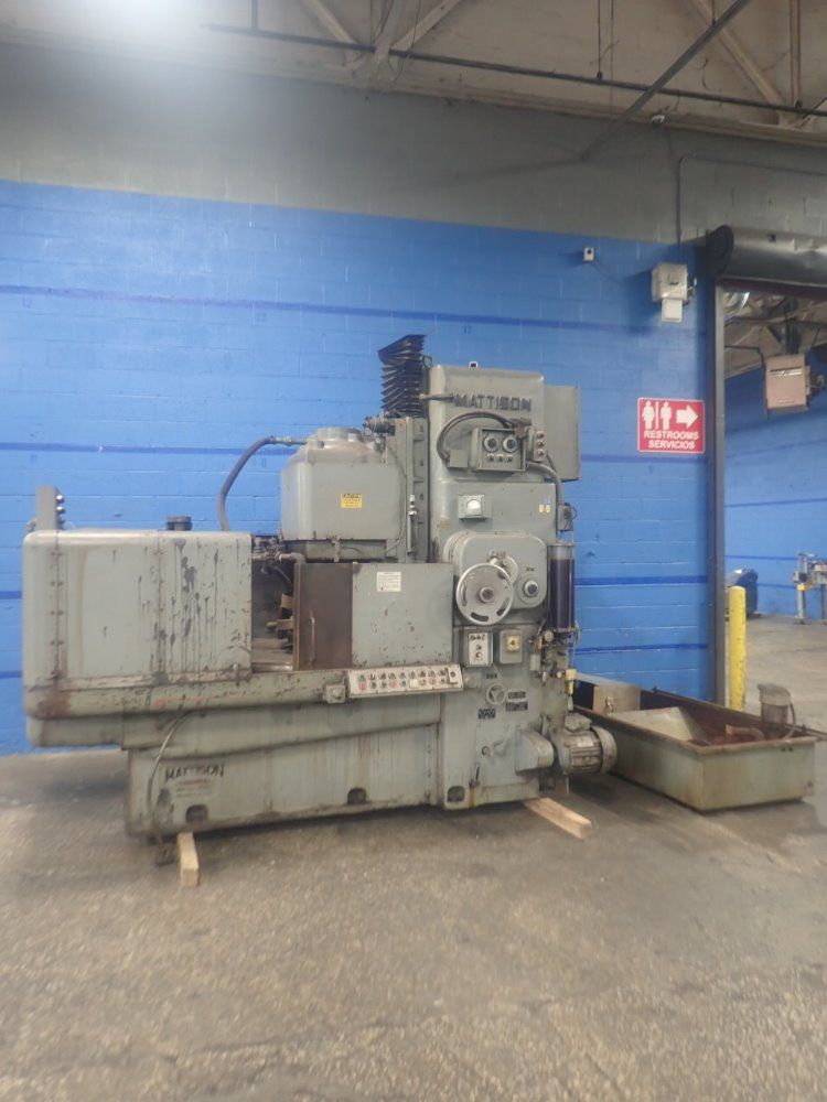Mattison Rotary Surface Grinder