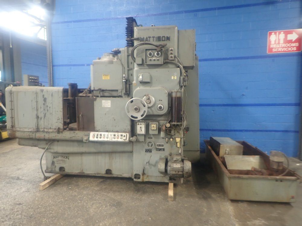 Mattison Rotary Surface Grinder