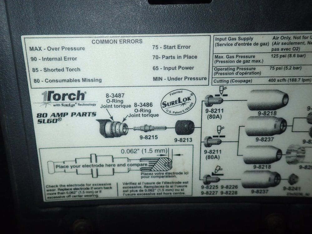 Thermal Dynamics Plasma Cutter