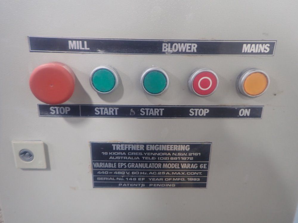 Treffner Engineering 18" X 54" Opening 11 Kw Granulator - Varag 6e