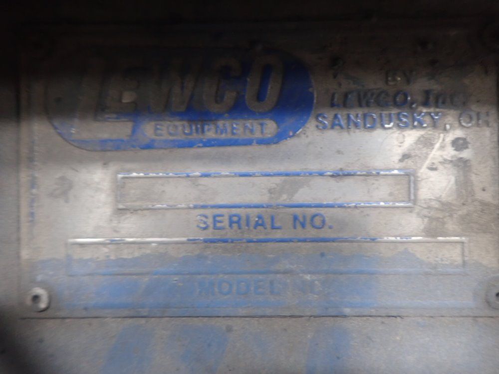 Lewco / Southworth Lift Table W/ Power Roller Conveyor