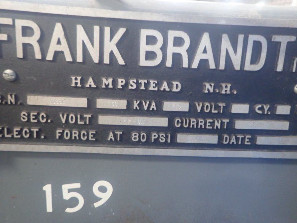 Frank Brandt Spot Welder