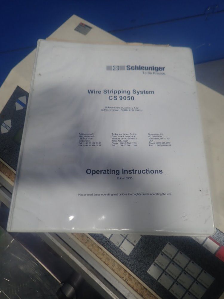 Scheuniger Wire Stripper