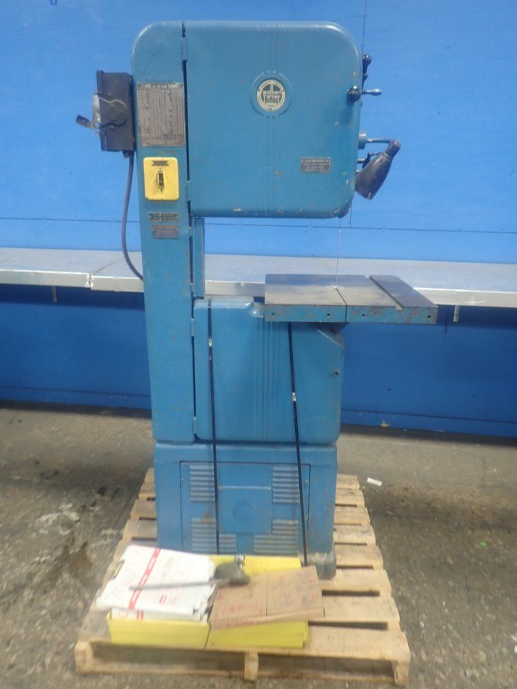 Walker-turner Vertical Band Saw