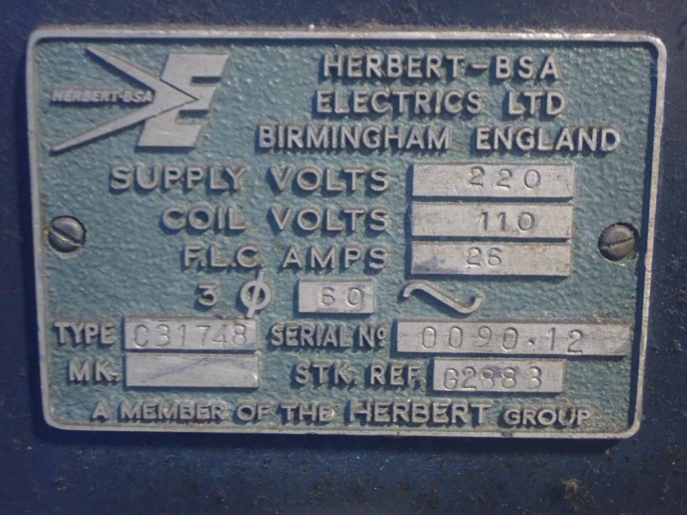 Herbert Turret Lathe