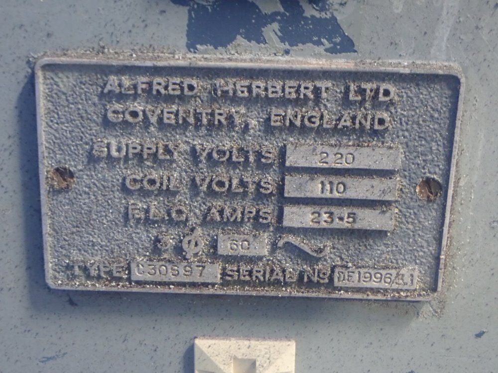 Herbert Turret Lathe