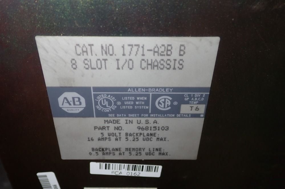 Allen Bradley 8 Slot I/o Chassis