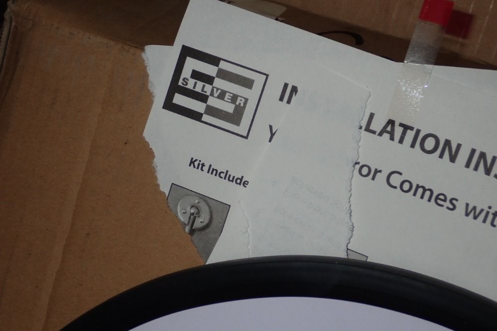 Silver Safety Mirror