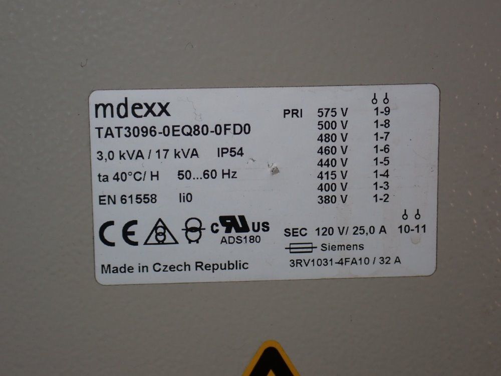 Siemens Mdexx Transformer