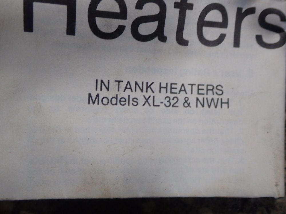 Penberthy Intank Heater