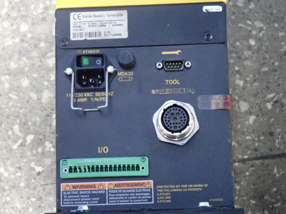 Stanley Nut Runner Drive Control