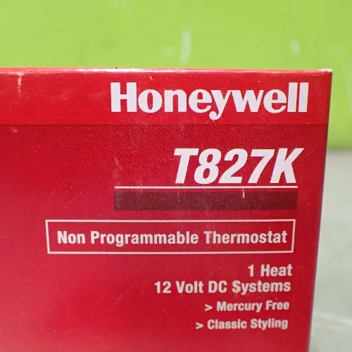 Honeywell 2 Honeywell T827k1009, Non Programmable Thermostats 12vdc - T827k1009