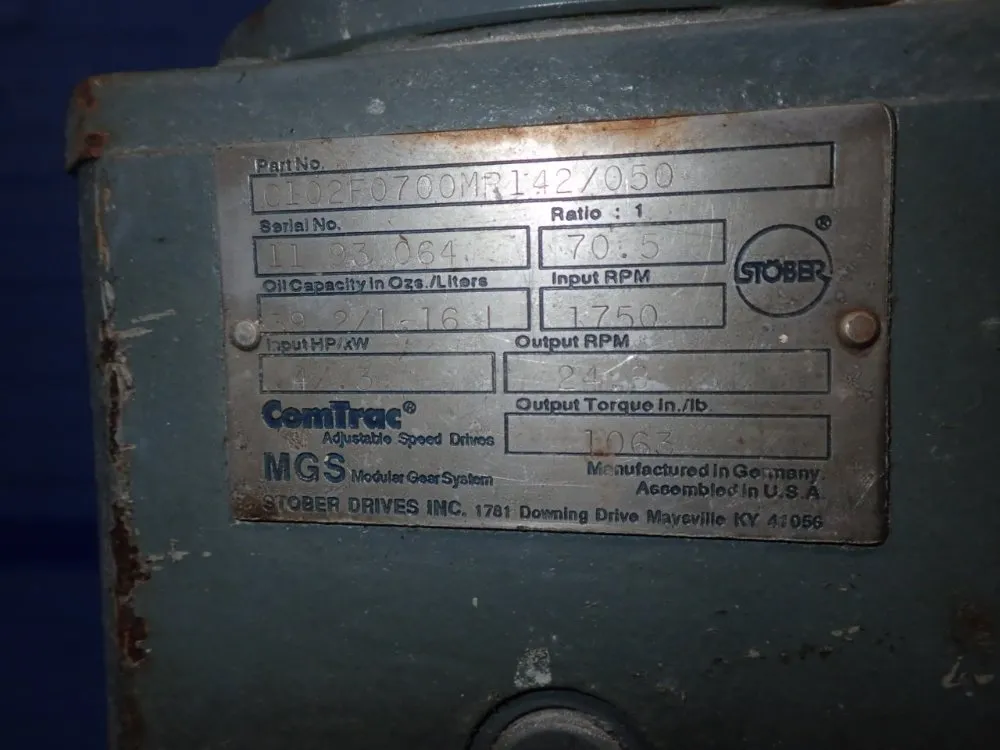 Vorti-siv/m. M. Industries Pump