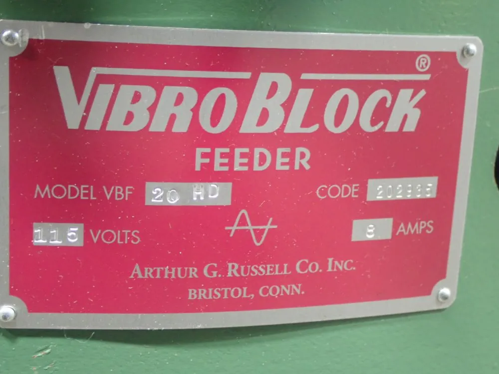 Arthur G. Russell Vibratory Bowl