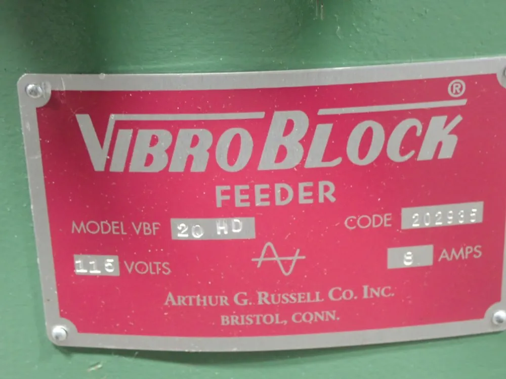 Arthur G. Russell Vibratory Bowl