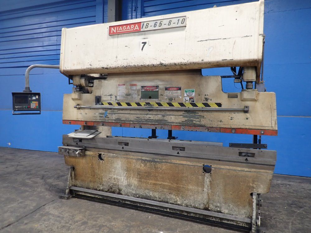 Niagara 120" X 100 Ton Ib-65-8-10 Press Brake - Ib-65-8-10