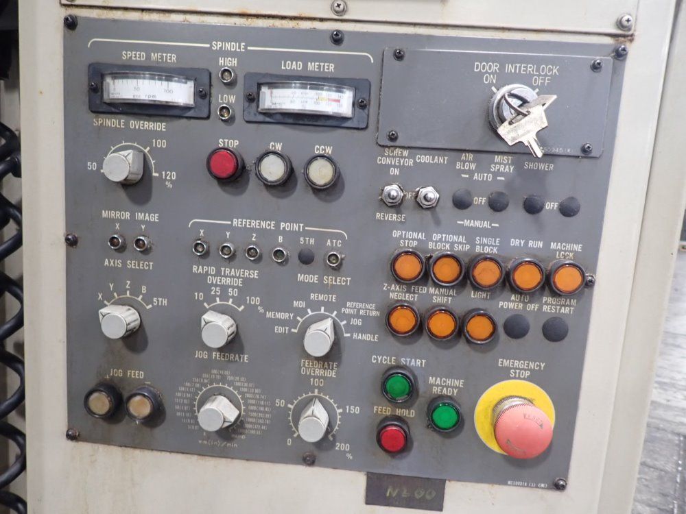 Okuma 15 1/2" X 15 1/2" Millac-40h Cnc Hmc - Millac-40h