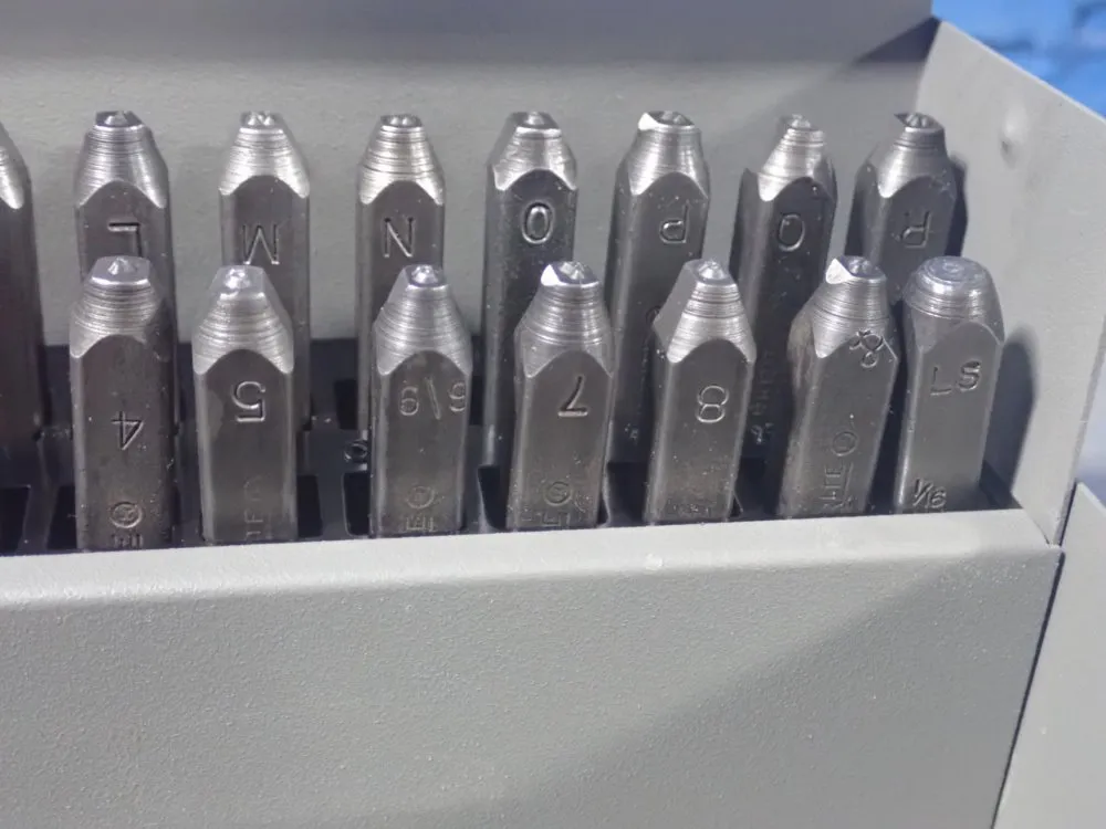 Mark Rite Alloy Steel Stamp Kit