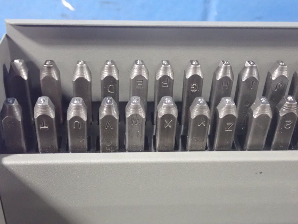 Mark Rite Alloy Steel Stamp Kit