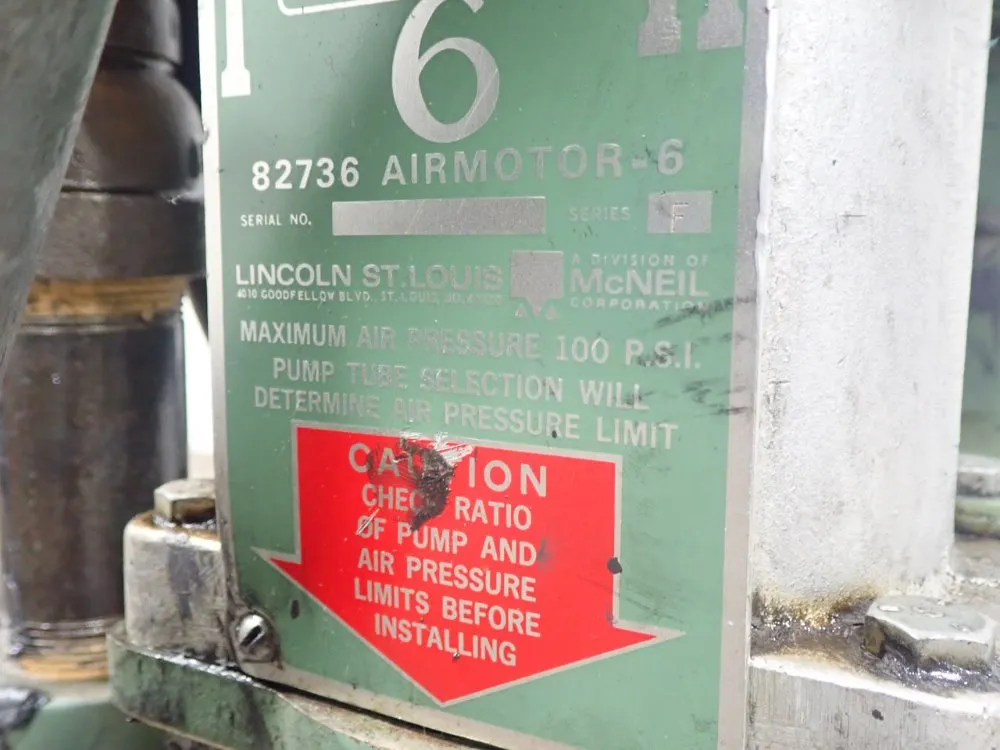 Lincon Pneumatic Drum Pump