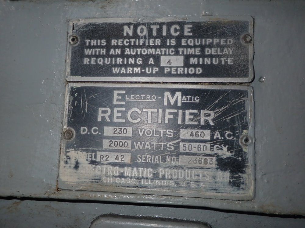 Gallmeyer & Livingston 14" X 60" Surface Grinder, M:a - A