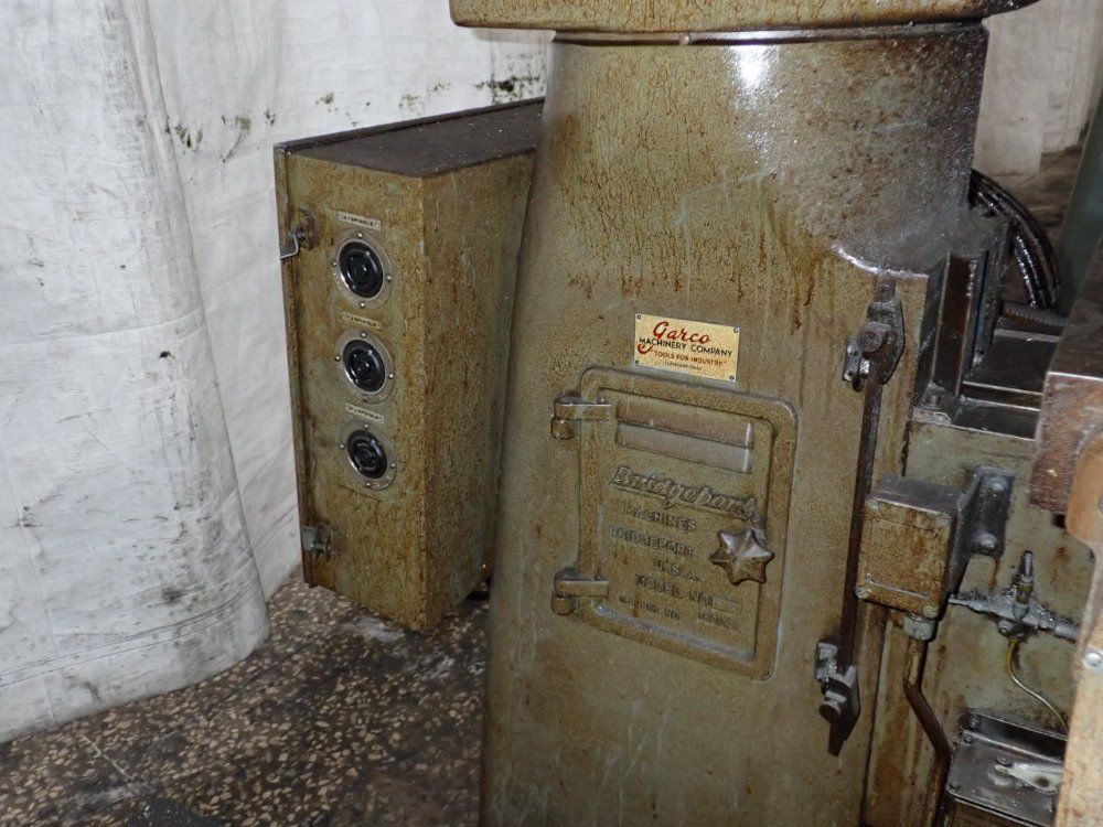 Bridgeport 9" X 42" Dual Head Vertical Mill W/true Trace