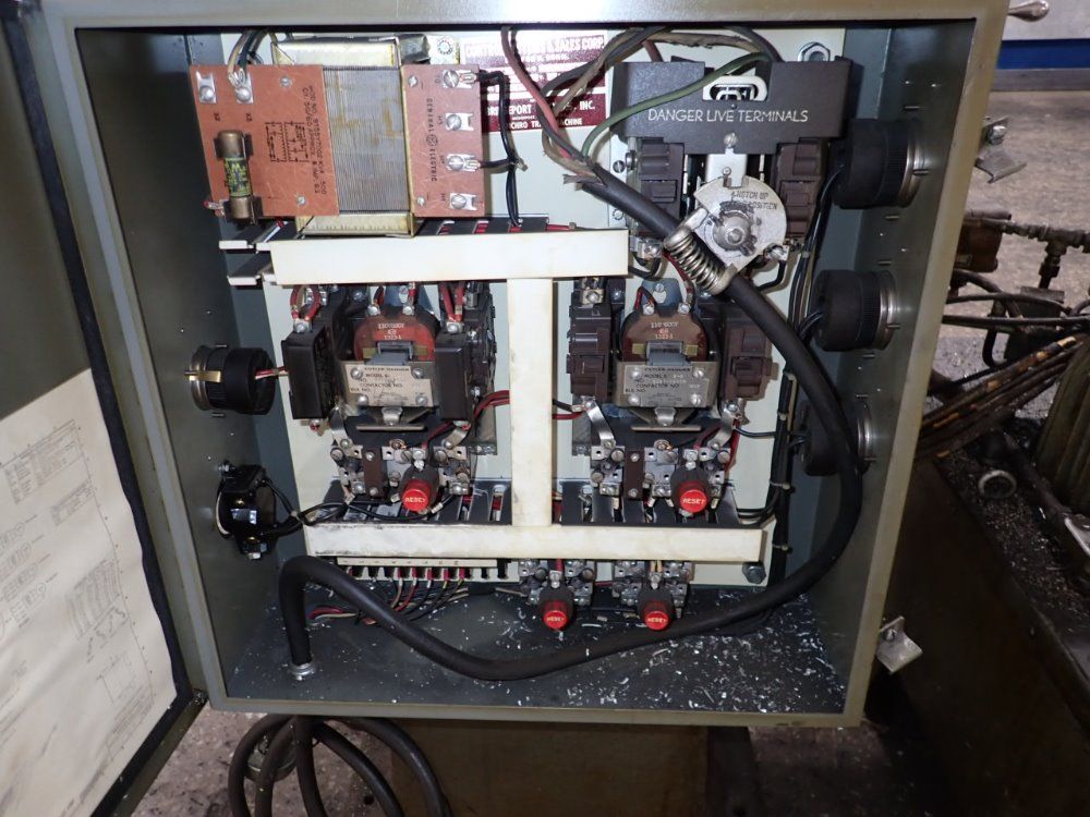 Bridgeport 9" X 42" Dual Head Vertical Mill W/true Trace